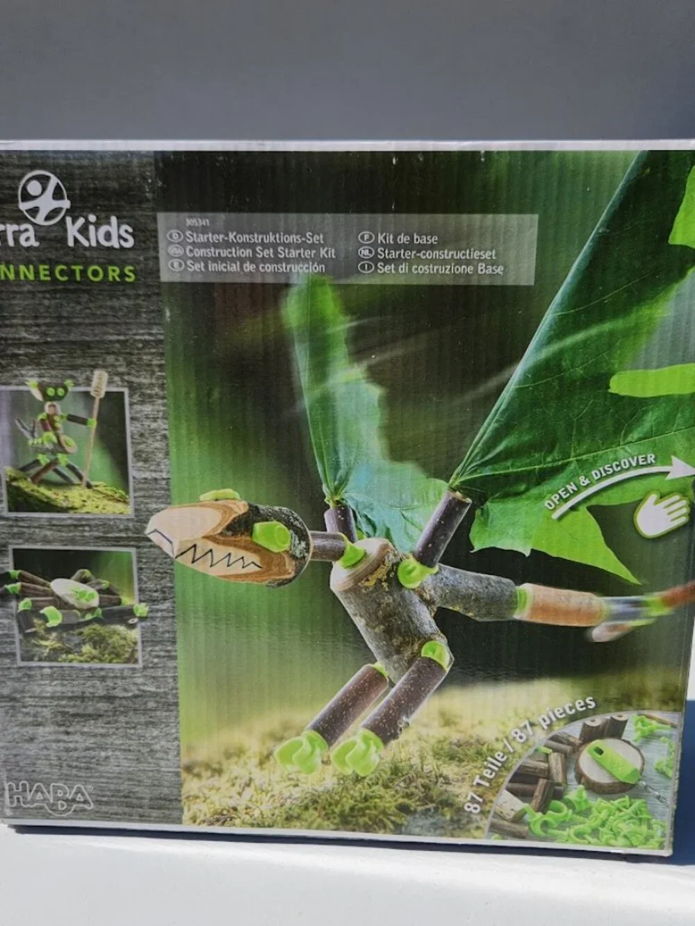 HABA Terra Kids Connectors Backyard Nature Craft Kit STEM ENGINEERING Toy NEW Mo